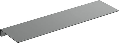 Danpoo Metal Shelf, Long Floating Shelf for Bathroom, 20" Display Shelves for Wall Storage, Grey