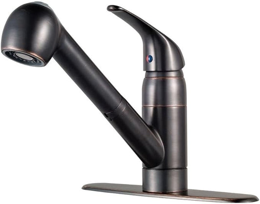 Pfister G13310YY Pfirst Series 1-Handle Pull-Out Kitchen Faucet in Tuscan Bronze, Water-Efficient Model