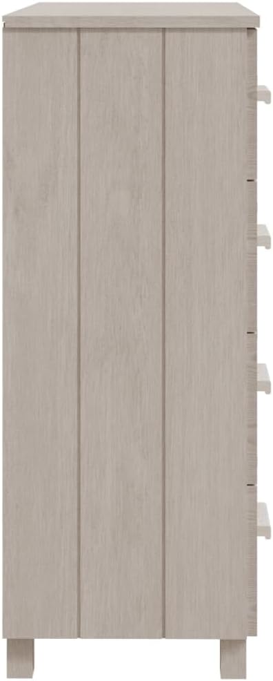 White Solid Pinewood Sideboard, Modern MDF Buffet Cabinet with Smooth Sliding Doors, 15.7 x 31.1 x 40.7 in, Tall Storage for Living Room, Dining Area Kitchen Furnitur