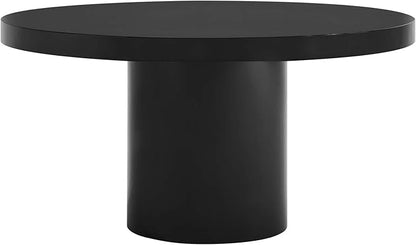 Modway EEI-4910-BLK Gratify 60" Round Dining Table, Black