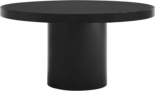 Modway EEI-4910-BLK Gratify 60" Round Dining Table, Black