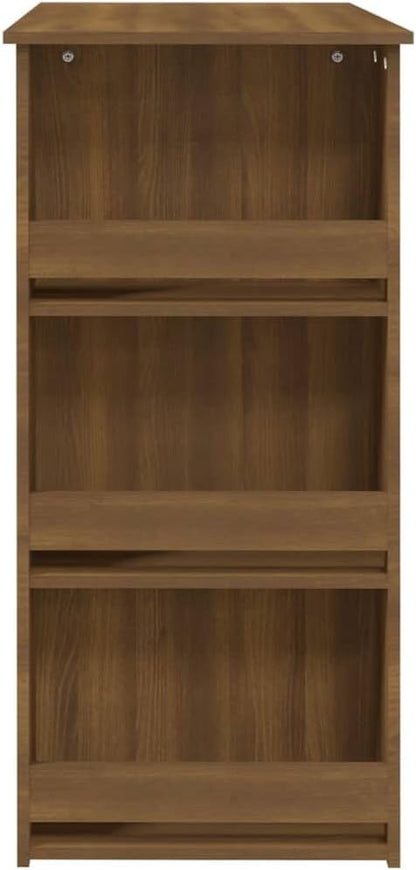 Modern Brown Oak Engineered Wood Bar Table, Medium Size for Dining and Kitchen Spaces, Stylish and Practical for Home Room Use