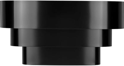 Progress Lighting 1-Light Louvered Wall Sconce Light Fixture, 7 in. Tall, Black, P7103-31