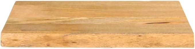 Solid Mango Wood Table Top 23.6 x 7.9 x 1.5 Inch, Rectangular Rustic Replacement Desktop for Kitchen Dining Room Coffee Table, DIY Furniture Project