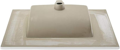 Swiss Madison Well Made Forever SM-VT328 Voltaire Vanity Top Sink, Glossy White