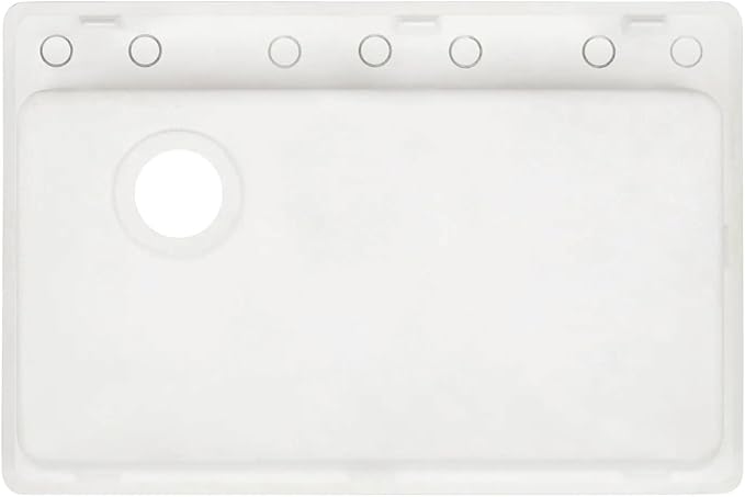 Signature Hardware 447659 Totten 33" Drop In or Undermount Single Basin Granite Composite Kitchen Sink