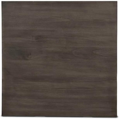New Classic Furniture Gia Counter Table with Two Chairs and Storage Shelf, 30-Inch, Gray