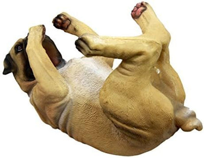 Ebros Gift Lifelike Purebreed Pedigree Canine Adorable Fawn Pug Dog Wine Bottle Holder Figurine Statue As Kitchen Wine Cellar Centerpiece Decor Storage Organizer (Fawn Brown Pug)