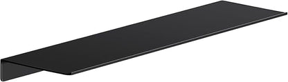 Danpoo Metal Wall Shelf, Black Floating Shelf, 20" Display Shelves for Wall Storage, Long Bathroom Shelf Wall Mounted