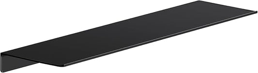 Danpoo Metal Wall Shelf, Black Floating Shelf, 20" Display Shelves for Wall Storage, Long Bathroom Shelf Wall Mounted