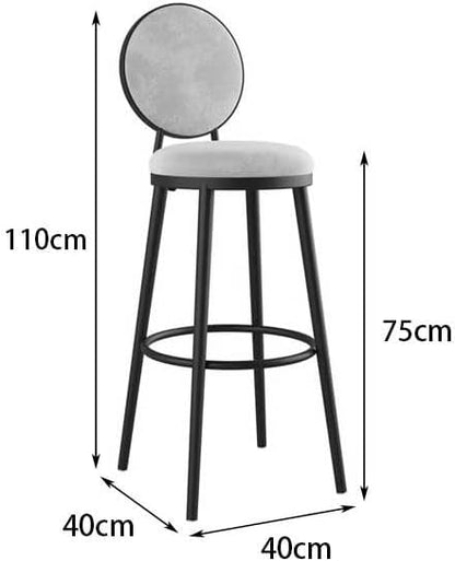 Dining Chairs Bar Stools, Suitable for Home Kitchen Island, Counter for Cafe, Height Bar Stools