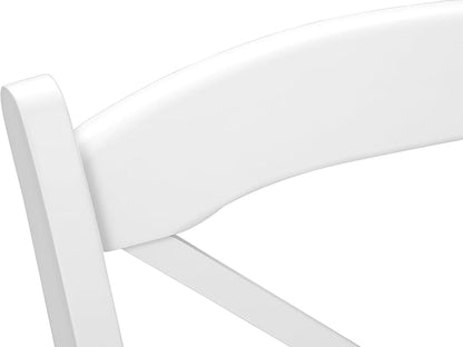 Monarch Specialties I 1320 Dining Chair, Set of 2, Side, Kitchen, Dining Room, White, Wood Legs, Transitional
