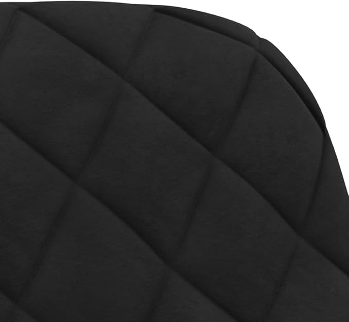 Swivel Dining Chairs Set of 2, Black Velvet Upholstered Modern Accent Chairs with 360 Degree Rotation for Kitchen Island, Bar, Living Room, Ergonomic Comfort and Sturdy Metal Frame
