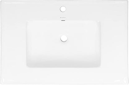 36" Ceramic Vanity Sink Top