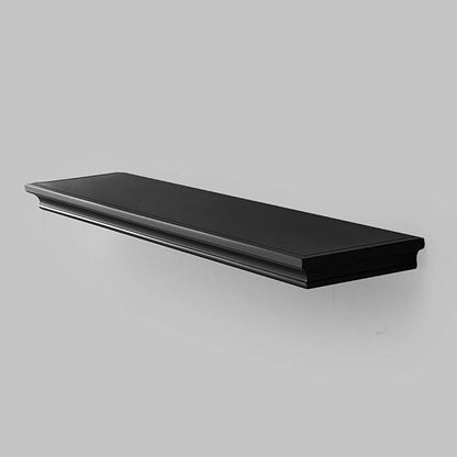 AHDECOR Floating Shelves Wall Mounted, Deeper Wall Storage Shelf for Home Décor, Super Sturdy, Easy to Install, Black, 36" Wide, 7.75"