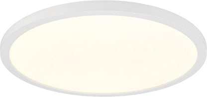 Maxxima 19 in. LED Flush Mount Ceiling Light Fixture - 2500 Lumens, 5 CCT 2700K/3000K/35000K/4000K/5000K, Round Color Selectable Panel Light, Dimmable, Suitable for Bathroom or Shower