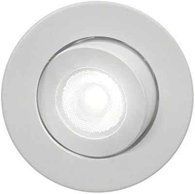 NICOR Lighting 2 inch LED Gimbal Downlight in White, 3000K (DLG2-10-120-3K-WH)