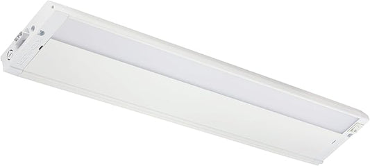 Kichler 4U Series 22" 120V LED Under Cabinet Light in White, 3000K, (22" L x 4.5" W x 1"H), 4U30K22WHT