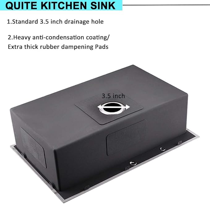 30 Inch Kitchen Sink Drop In,30x18 Drop In Kitchen Sink Top Mount Stainless Steel 18 Gauge Single Bowl Deep Single Bowl Overmount Kitchen Sinks with Soap Dispenser