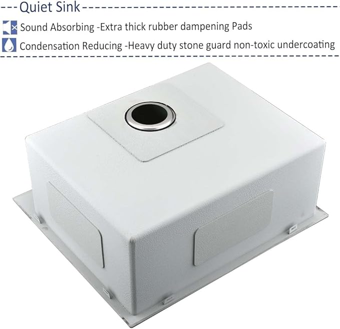 25 Inch Stainless Steel Utility Sink Drop In-Hovheir 25x20 Laundry Sink 16 Gauge Stainless Steel Single Bowl Drop In Laundry Room Sinks Outdoor Sinks with Bottom Grid