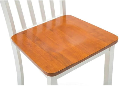 Bloomington Dining Chairs, Set of 2 - White/Honey Oak