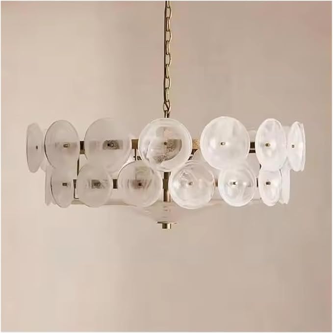 French Retro Design Brown Glass Lamp Living Room Lamp American Minimalist Bedroom Light Luxury Dining Room Chandelier,Modern Lighting