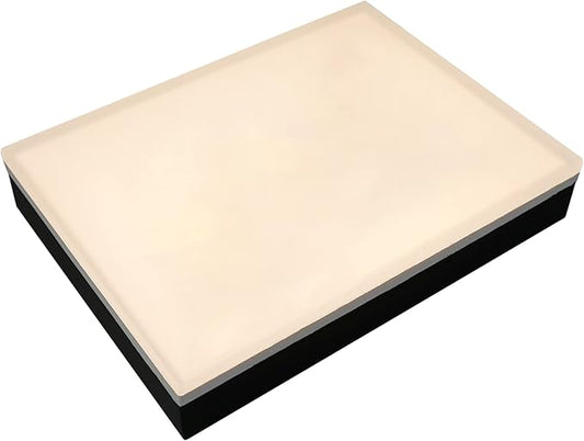 LUMENGY Paver Light 9x12 Inch (8.85x11.81), 2700K Warm White, Glare-Free Brick Lighting for Driveways, Walkways, Pool Decks and Patios, 12V Hardwired, IP67 Waterproof, Drive-Over Rated