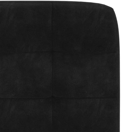 Modern Velvet Dining Chair Set of 2 Black with Metal Legs for Kitchen Dining Room Contemporary Furniture