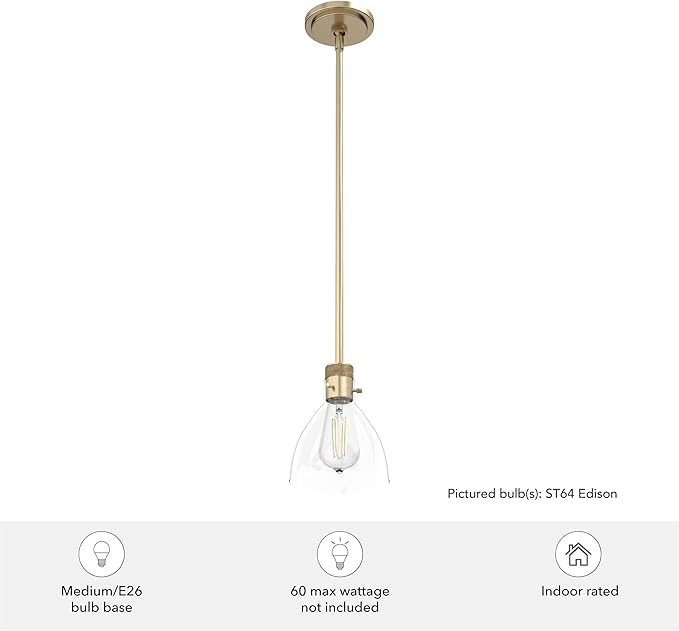 Hunter Fan Company 19293 Van Nuys Pendant, Alturas Gold
