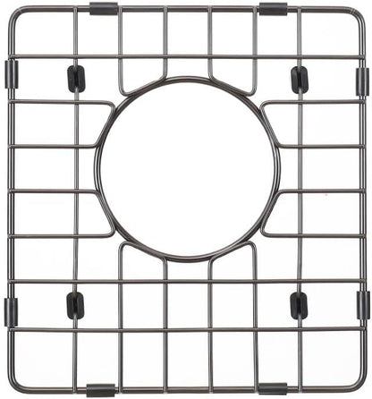 Starstar Sinks Protector Matte Black 304 Stainless Steel Kitchen Sink Bottom Grid, Rack (11.25 L x 12 W)
