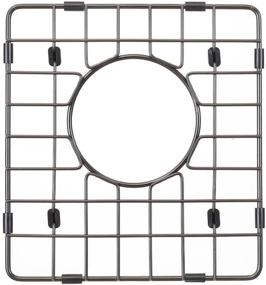 Starstar Sinks Protector Matte Black 304 Stainless Steel Kitchen Sink Bottom Grid, Rack (11.25 L x 12 W)