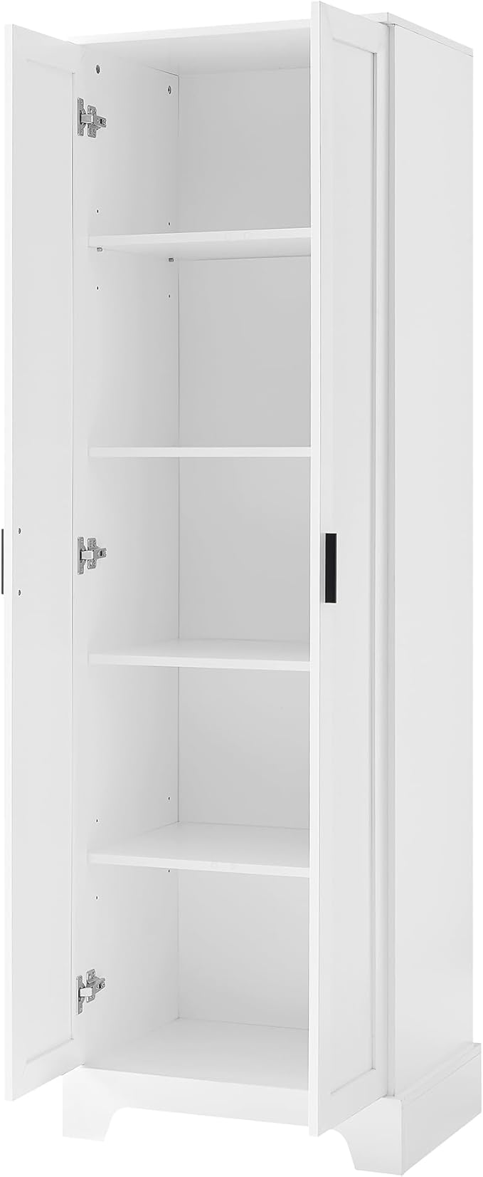 Favfurish 71" Tall Bathroom Storage Cabinet with Doors, Modern Linen Cabinets w/Adjustable Shelves & Anti-Tipping Device, Easy Assembly, Freestanding Organizer for Dining Room,Kitchen,Office,White