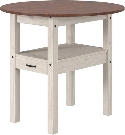 Furniture Dash - Kitchen Island with Seating - Dining Room Table Set for 4 - Small Dining Table Set for 4 - Counter Height Table - Kitchen & Dining Room Sets - 39" W x 39" D x 35.43" H - Farm Range