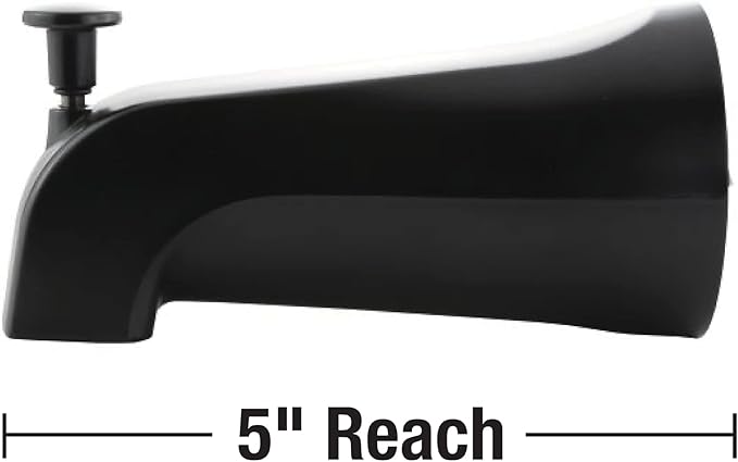 Danco 11079 Tub Spout, Matte Black
