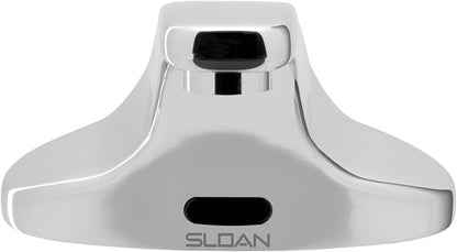 Sloan SF-2350 Sensor Activated Touch-Free Faucet, Commercial Grade with Mounting Hardware - 0.5 GPM Battery-Powered Deck-Mounted Mid Integrated Base Body with Below Deck Mixer, 3362118