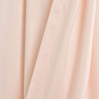 Lush Decor, Blush Allison Ruffle Curtains Window Panel Set for Living, Dining Room, Bedroom (Pair), 63" x 40" (16T004557)