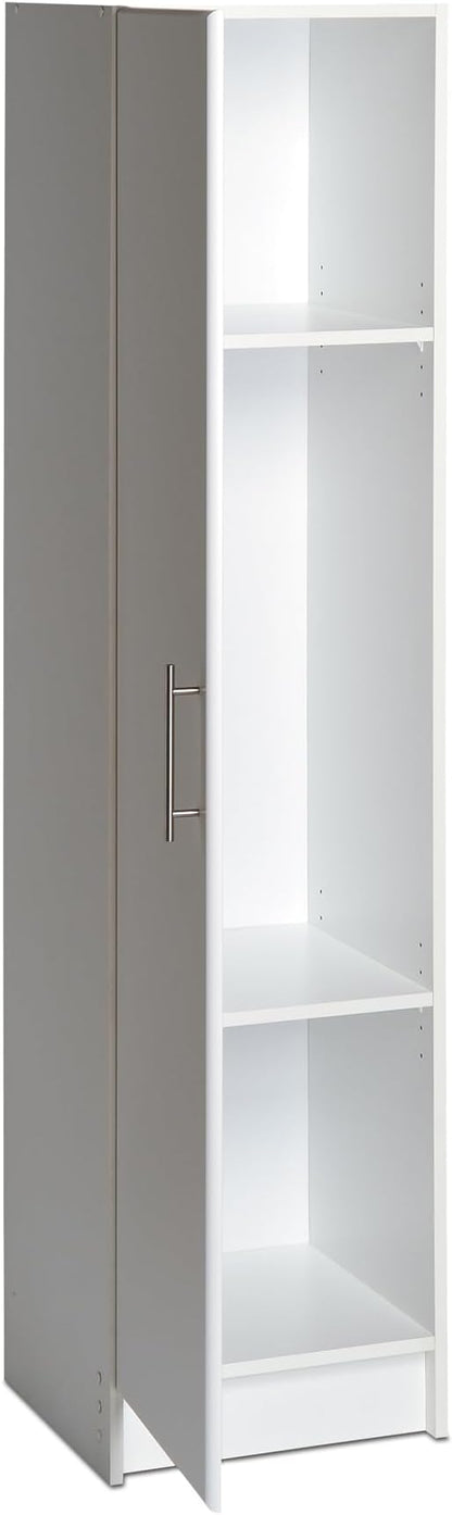 Prepac Elite 65 in. Engineered Wood Narrow Storage Cabinet in White