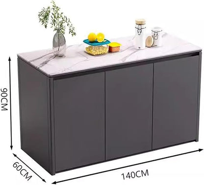 Storage Shelf Kitchen Island Counter Dining Side Counter Operation Table Household Cooking Table Open Bar Counter Partition Cabinet Storage Shelf Rack