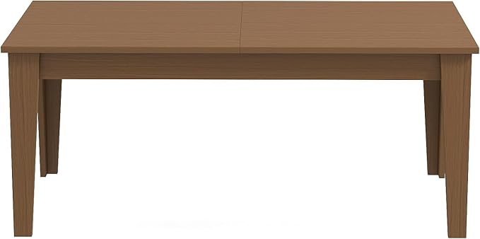 4-8 Person Extendable Dining Table, 106.5" Large Kitchen Table with 4 Legs, Modern Farmhouse Dining Tables for Dining Room Kitchen Living Room (Oak)