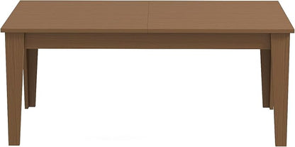 4-8 Person Extendable Dining Table, 106.5" Large Kitchen Table with 4 Legs, Modern Farmhouse Dining Tables for Dining Room Kitchen Living Room (Oak)