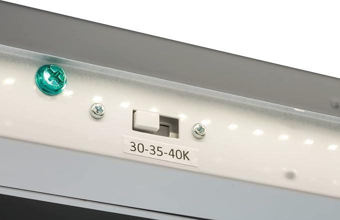 Juno UCES 18 Inch LED Under Cabinet Lighting, LED Kitchen Cabinet Light Fixture Hardwired, Dimmable, Damp Rated, Selectable Warm, Neutral, Cool White Light (UCES 18IN SWW4 90CRI WH M6)