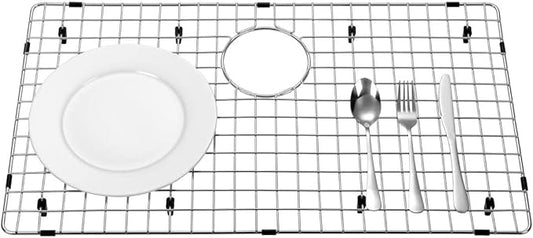 Starstar Sinks Protector Stainless Steel Kitchen Sink Bottom Grid, Rack (26 L x 15 W)