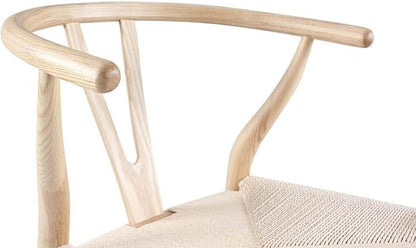Barstool,Weave Counter Height Bar Stools, Fully Assembled Rattan Bar Chairs for Kitchen Island,1pc,Natural