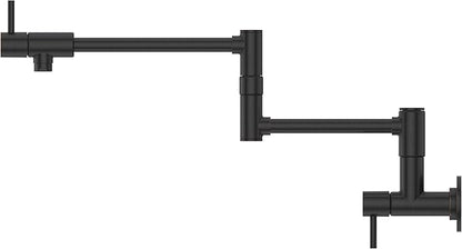 Pfister Lita Pot Filler Faucet, Wall Mounted Kitchen Faucet, Tuscan Bronze GT533PFY