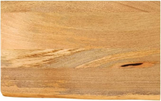 Solid Mango Wood Table Top 23.6 x 7.9 x 1.5 Inch, Rectangular Rustic Replacement Desktop for Kitchen Dining Room Coffee Table, DIY Furniture Project
