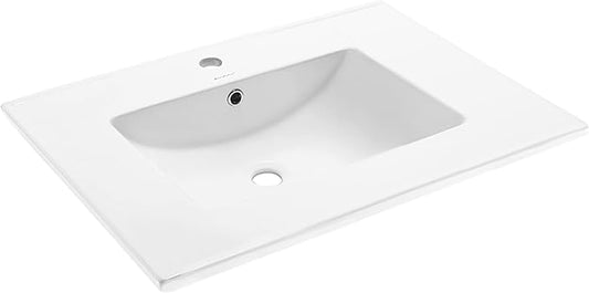 36" Ceramic Vanity Sink Top