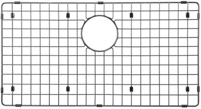 Starstar Sinks Protector Matte Black 304 Stainless Steel Kitchen Sink Bottom Grid, Rack (26 L x 15 W)