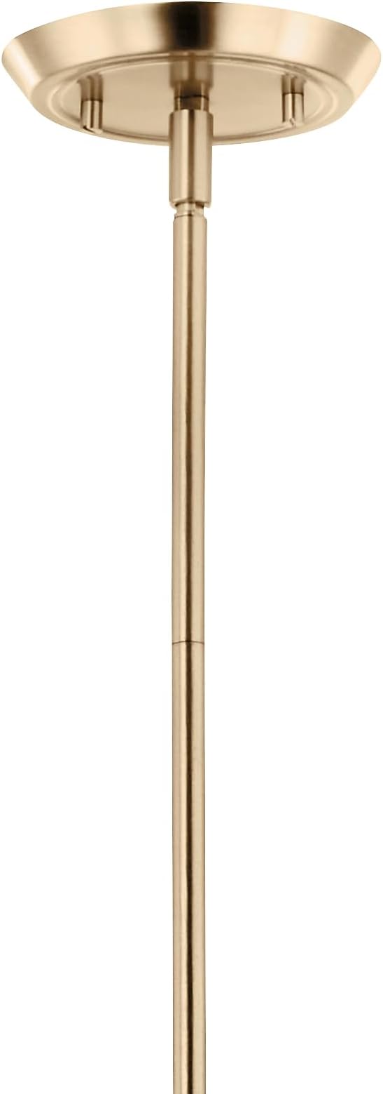 Kichler Alvaro 8-Light Chandelier, Soft Modern Light in Champagne Bronze, for Great Room or Large Living or Dining Room (23.25" x 50"), 52691CPZ