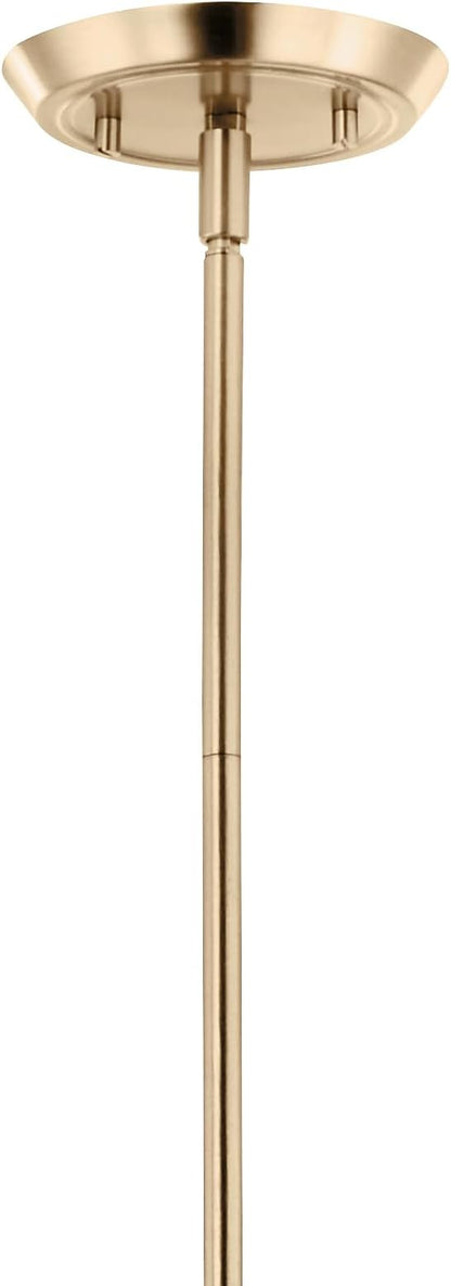 Kichler Alvaro 8-Light Chandelier, Soft Modern Light in Champagne Bronze, for Great Room or Large Living or Dining Room (23.25" x 50"), 52691CPZ