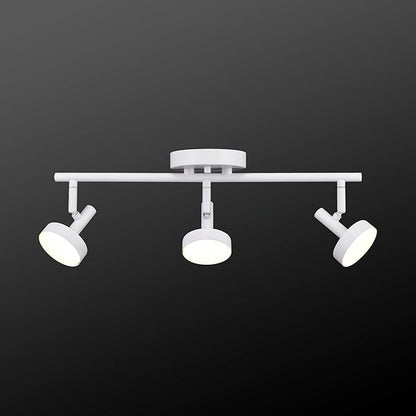 GLOBE Electric 64000008 19" 3-Light 22.5W Dimmable LED Integrated Track Lighting, Matte White, Lighting for Kitchen, Bathroom, Bedroom, or Dining Room, Living Room Ceiling Lights, Light Fixture